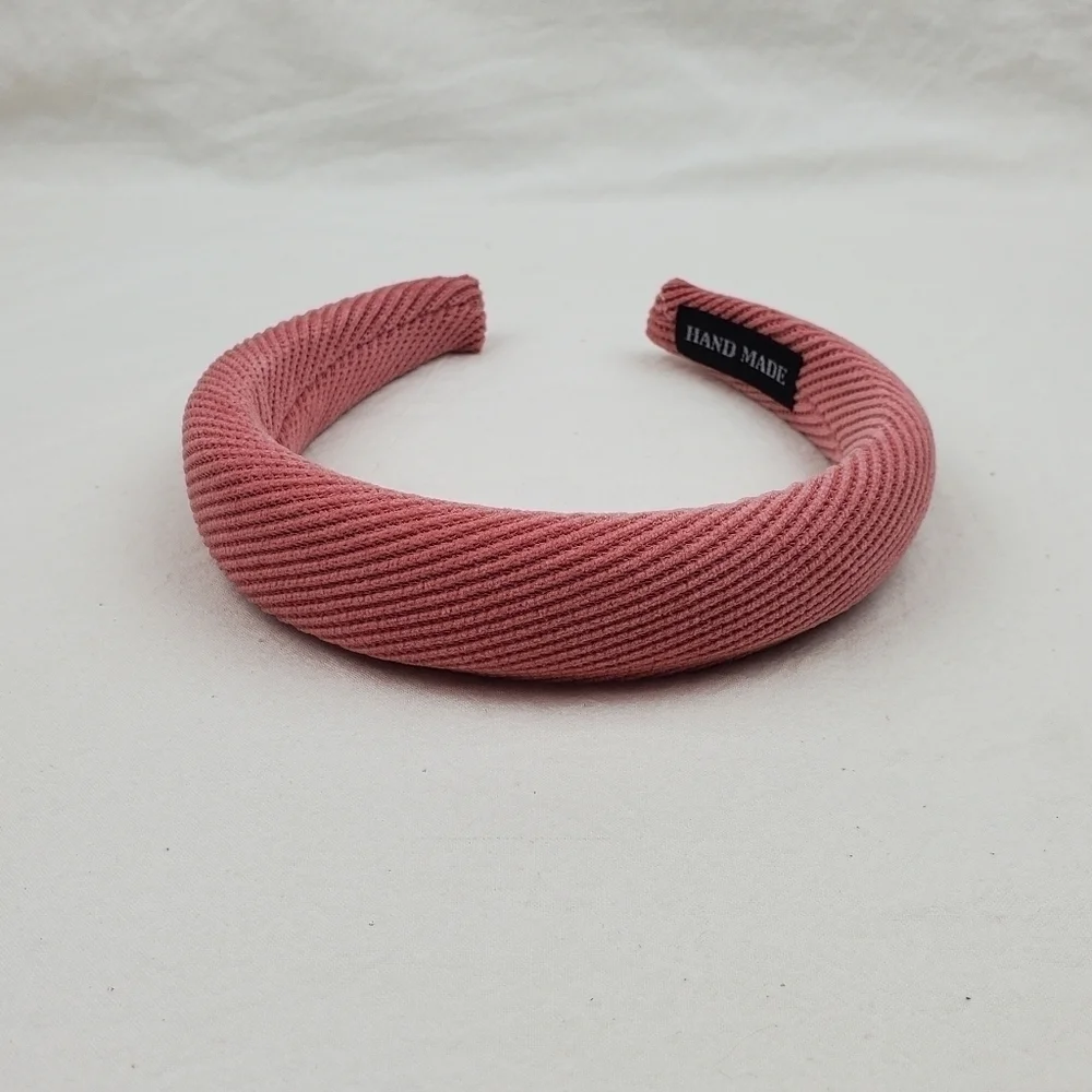 Wide fabric hand made headband hair accessories